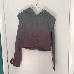 Gymshark cropped ombré hoodie